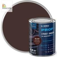 Грунт-эмаль по ржавчине 4 в 1 шоколадно-коричневая RAL 8017 (1,7 кг) ЛАКРА PROF IT