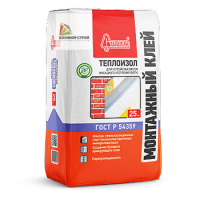 Монтажный клей Теплоизол (25 кг)  Старатели ГОСТ 54359