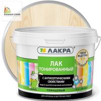 Лак тонированный бесцветный (10 кг) ЛАКРА