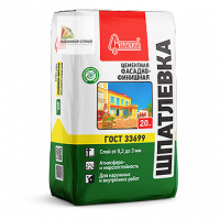 Шпатлевка цементная Фасадно-финишная Старатели (20 кг) ГОСТ 33699