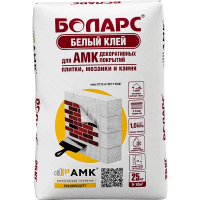 Белый клей для плитки, мозаики АМК БОЛАРС