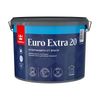 Краска Tikkurila Euro Extra 20 белая А (9 л) моющаяся краска для влажных помещений Краска Tikkurila Euro Extra 20 белая А (9 л) моющаяся краска для влажных помещений