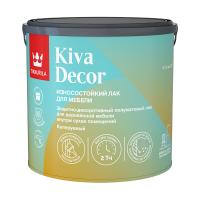 Лак для дерева Kiva Decor TIKKURILA  2,7 л