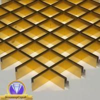 Потолок Грильято 50х50х40 золото