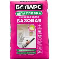 Шпатлевка гипсовая Базовая БОЛАРС (белая)