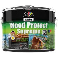 Пропитка декоративная Dufa Wood Protect Supreme белая 9 л