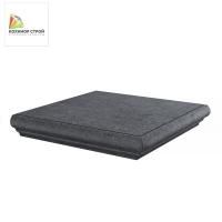 Ступень угловая серая темная Аллея 30Х30