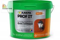 Краска фактурная база А белая (9 кг) ЛАКРА PROF IT