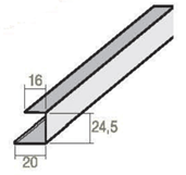 Периметральный уголок П-образный