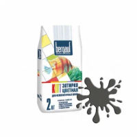 Bergauf Kitt 2 кг затирка для межплиточных швов черная (графит)