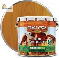 Антисептик для дерева дуб (2,5 л) Wood Aqua Matt ТЕКСТУРОЛ