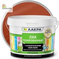 Лак тонированный рябина (2,5 кг) ЛАКРА