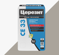 Затирка CE 33 серая затирка №07 (25 кг) Церезит