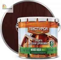 Антисептик для дерева махагон (2,5 л) Wood Aqua Matt ТЕКСТУРОЛ