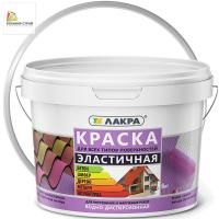Краска эластичная для всех типов поверхностей белая (6 кг) ЛАКРА