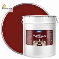 Грунт-эмаль 3 в 1 красно-коричневая (15 кг) PROREMONTT