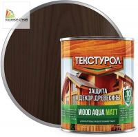 Антисептик для дерева орех (0,8 л) Wood Aqua Matt ТЕКСТУРОЛ