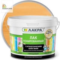 Лак тонированный орегон (2,5 кг) ЛАКРА