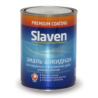 ПФ-115 эмаль белая ГОСТ (0,9 кг) алкидная атмосферостойкая Slaven 