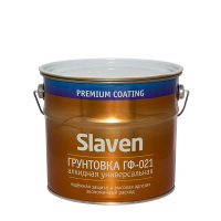 Грунтовка ГФ-021 алкидная универсальная светло-серая ГОСТ 25129-2020 (3,2 кг) Slaven