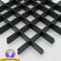 Потолок Грильято 100х100х40 черный