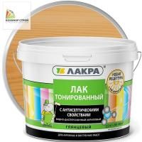 Лак тонированный дуб (2,5 кг) ЛАКРА