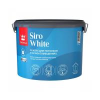 Краска для потолков Tikkurila Siro White A белая (9 л)
