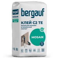 Bergauf Mosaik 25 кг Клей белый для мозаики и прозрачной плитки