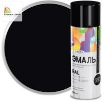 Эмаль аэрозольная глубокий черный 9005 (520 мл) ЛАКРА RAL
