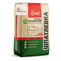 Шпатлевка цементная Фасадная серая Старатели (20 кг) ГОСТ 33699