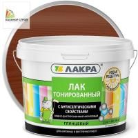 Лак тонированный махагон (2,5 кг) ЛАКРА
