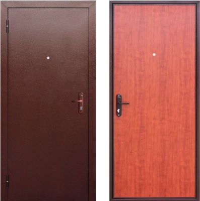 Дверь мет. Стройгост 5 РФ Дуб рустикальный