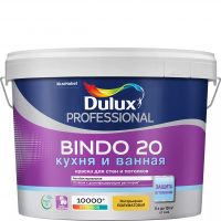 Краска для кухни и ванной Dulux Professional Bindo 20 полуматовая база BW 9 л.