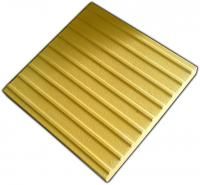 Тактильная плитка продольный риф 500х500х55