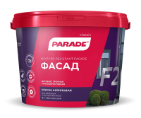 Краска фасадная PARADE F20 акриловая (5 л)