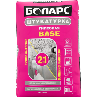 Штукатурка гипсовая серая BASE Боларс