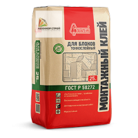 Клей монтажный тонкослойный (25 кг)  Старатели ГОСТ 58272