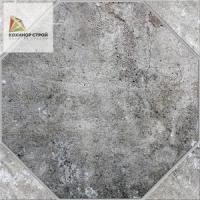 Ливорно GР Керамогранит 418х418х8мм глазурованный серый Березакерамика