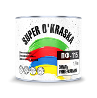 Эмаль ПФ-115 черная 1.9 кг Super Okraska