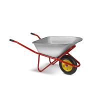 Тачка строительная 1 колесо оцинкованная 90 литров (200 кг)