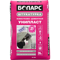 Штукатурка Унипласт Известково-цементная БОЛАРС