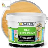 Лак тонированный сосна (10 кг) ЛАКРА