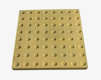 Тактильная плитка Конусный риф 500х500х50 линейный порядок