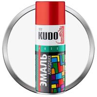 Эмаль аэрозольная Kudo KU-1101 универсальная матовая белая (520 мл)