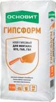 Клей монтажный Гипсформ Т-115 гипсовый Основит