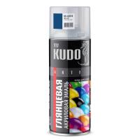 Эмаль акриловая Kudo KU-A5010 синий глянцевый RAL 5010 (520 мл)