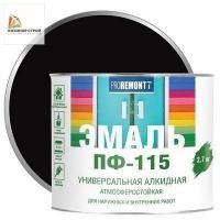 ПФ-115 эмаль черная (2,7 кг) PROREMONTT ПФ-115 эмаль черная (2,7 кг) PROREMONTT