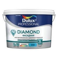 Краска фасадная для минеральных и деревянных поверхностей Dulux Professional Diamond гладкая матовая база BC 9 л