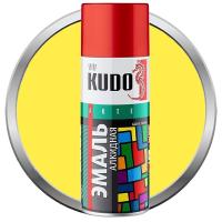 Эмаль аэрозольная Kudo KU-1013 универсальная желтая (520 мл)