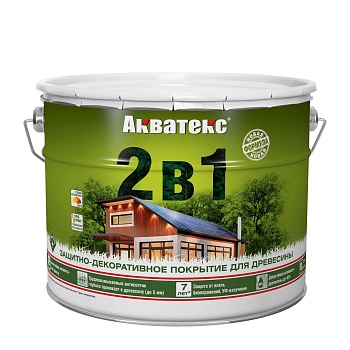 Акватекс 2 в 1 Защитно-декоративный состав (18 л)